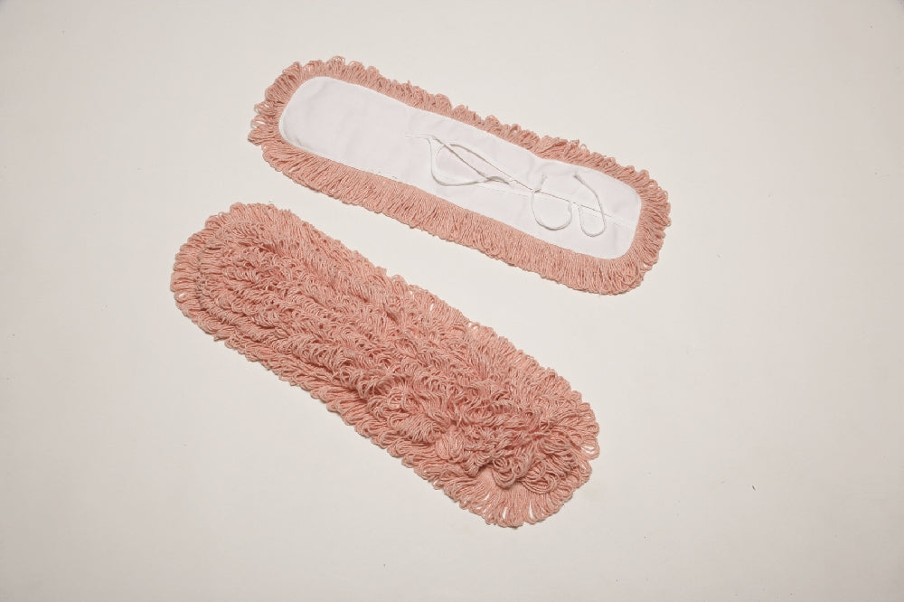 Image of SKILCRAFT® Inhibitor™ Inhibitor Anti-Microbial Dust Mop Head, Fits 5" x 24" Frame, Orange