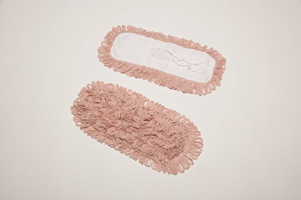 Image of SKILCRAFT® Inhibitor™ Inhibitor Anti-Microbial Dust Mop Head - Fits 5" x 18" Frame - Orange