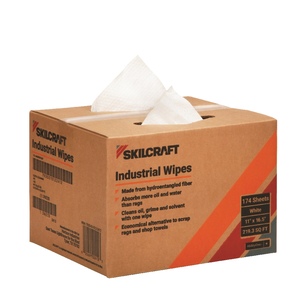 Image of SKILCRAFT® WYPALL® X70 Wipes, 11" x 16-1/2"