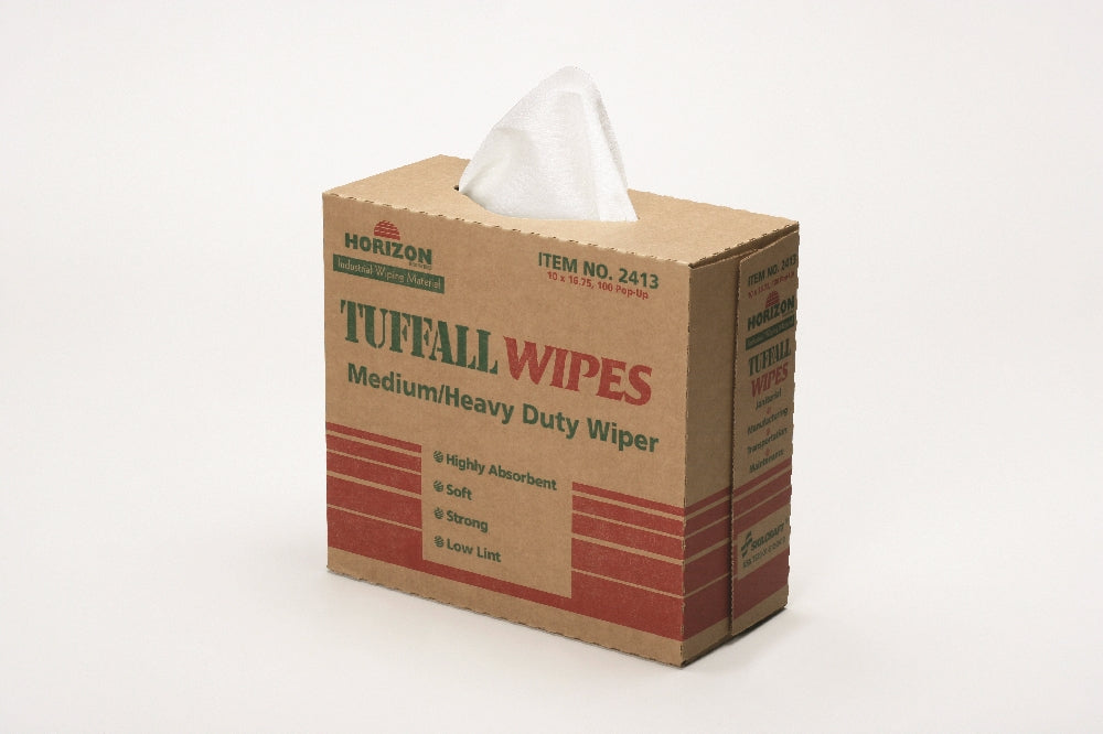Image of Tuffall Wipes, Medium Duty, 100/Box, 1 Box