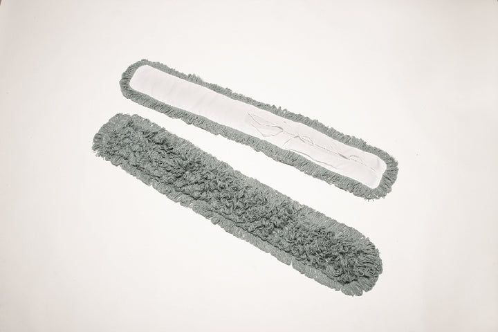 Image of SKILCRAFT® Inhibitor™ Inhibitor Anti-Microbial Dust Mop Head, Fits 5" x 48" Frame, Green, 1 Each