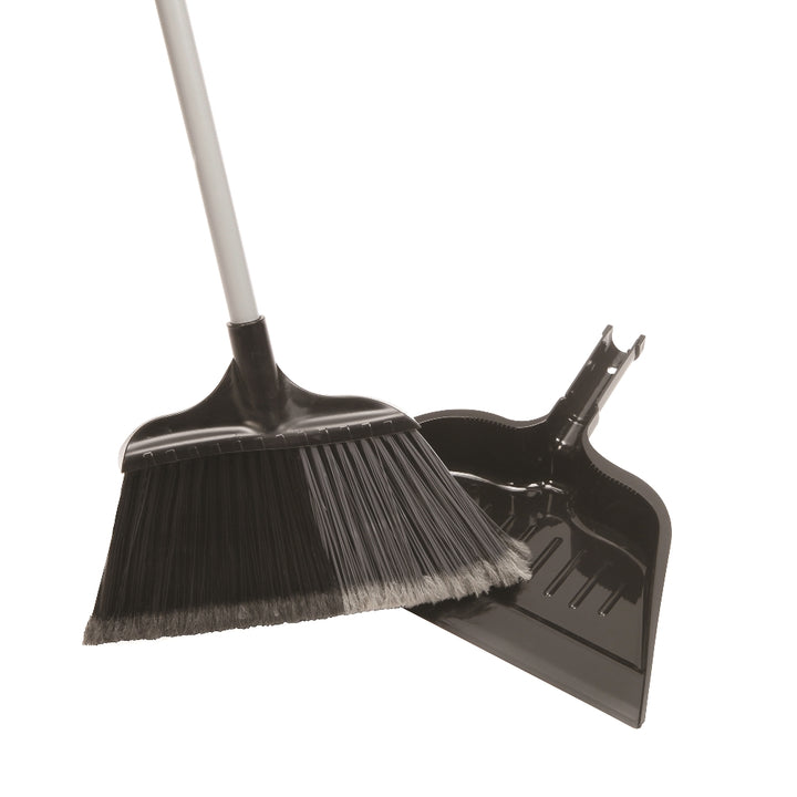 Image of SKILCRAFT® Extra Wide-Angle Broom w/Dustpan
