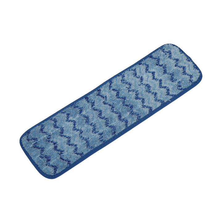 Image of SKILCRAFT® Microfiber Flat Mop - Wet Mop - Reusable - 18" - Blue
