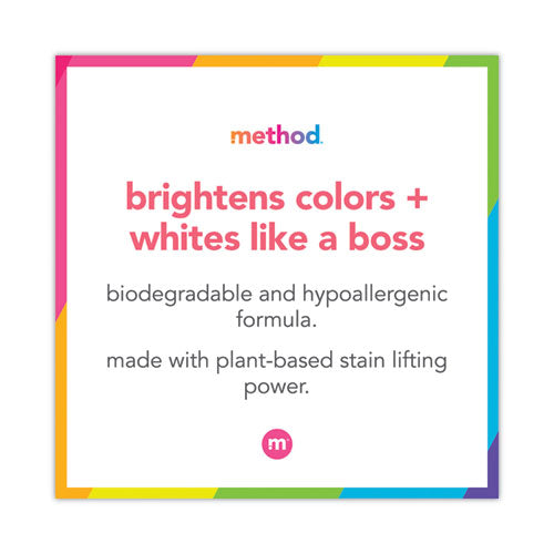 Image of Method® 01489 4x Concentrated Laundry Detergent, Beach Sage, 53.5 Oz Bottle, 4/carton