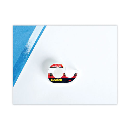 Image of Scotch® 144 Transparent Tape In Handheld Dispenser, 1" Core, 0.5" X 37.5 Ft, Transparent