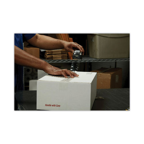 Image of Scotch® 195 Box Lock Shipping Packaging Tape With Dispenser, 1.5" Core, 1.88" X 22.2 Yds, Clear