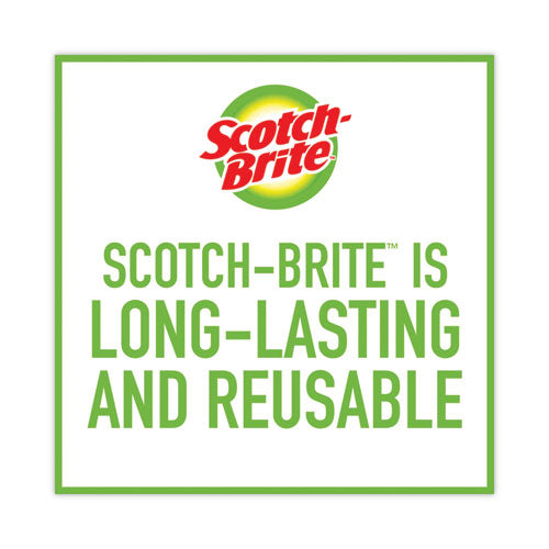 Image of Scotch-BriteÂ® Metal Scrubbing Pads, 2.25 X 2.75, Silver, 3/pack, 8 Packs/carton