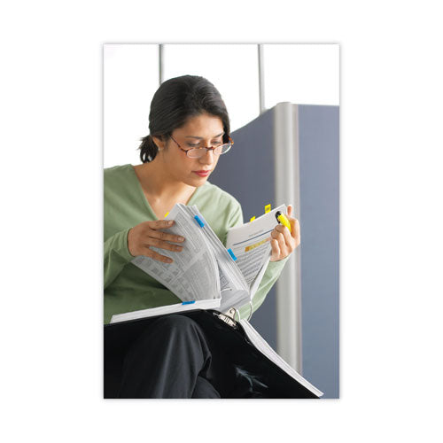 Image of Post-it® Flags 680-BBBGA4VA Page Flag Value Pack, Assorted, 96 0.5" Arrow, 100 1" Flags, 12 2" Filing Tabs