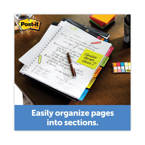 Image of Post-it® Tabs 686F-50WH Lined Tabs, 1/5-Cut, White, 2" Wide, 50/Pack
