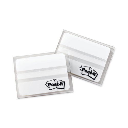 Image of Post-it® Tabs 686F-50WH Lined Tabs, 1/5-Cut, White, 2" Wide, 50/Pack