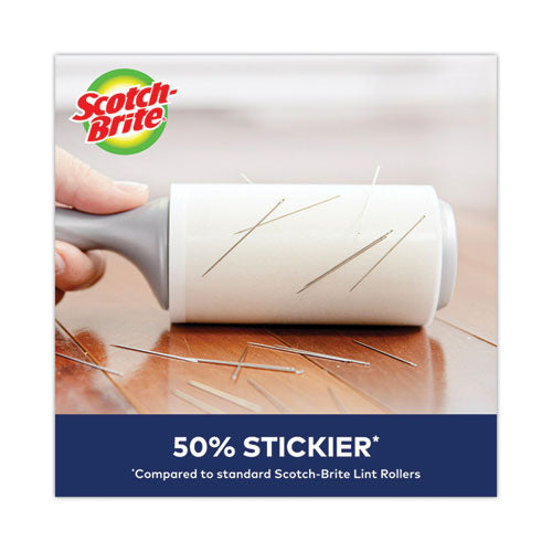 Image of Scotch-Brite 830RS-48 50% Stickier Lint Roller, 48 Sheets/Roll