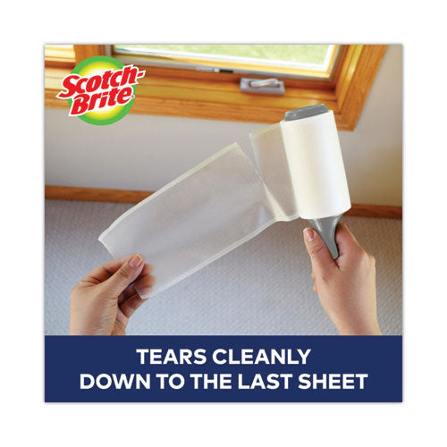 Image of Scotch-Brite 830RS-48 50% Stickier Lint Roller, 48 Sheets/Roll