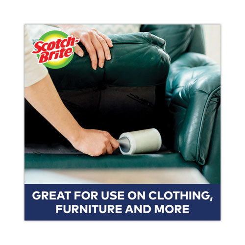 Image of Scotch-Brite 830RS-48 50% Stickier Lint Roller, 48 Sheets/Roll