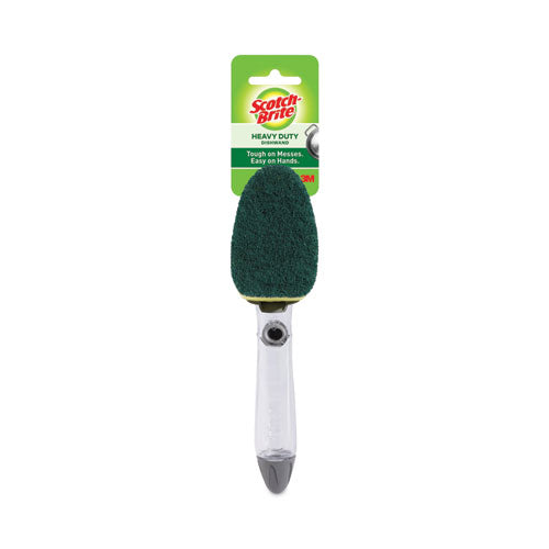 Image of Scotch-Brite® 650-12-RRP Soap-Dispensing Dishwand, 2.5 X 9.5, Yellow/green