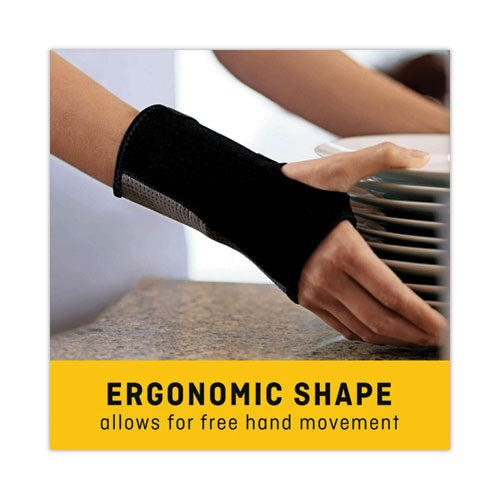 Image of FUTURO 10770ENR Adjustable Reversible Splint Wrist Brace, Fits Wrists 5.5" to 8.5", Black