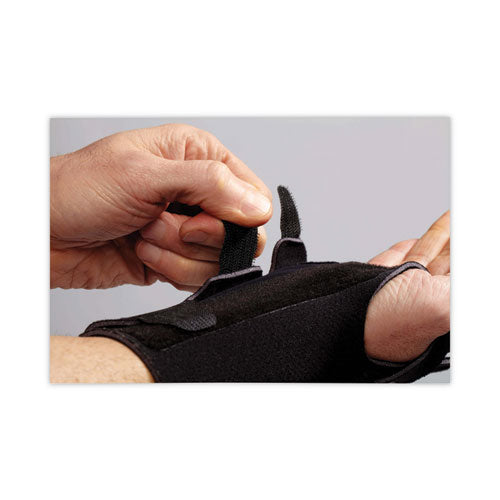 Image of FUTURO 10770ENR Adjustable Reversible Splint Wrist Brace, Fits Wrists 5.5" to 8.5", Black