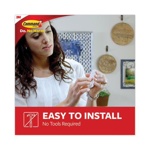 Image of Command 17231-ES General Purpose Hooks, Variety Pack, Assorted Sizes, Plastic, White, 0.5, 1, 3, 5, 16 lb Capacities, 54 Pieces/Pack