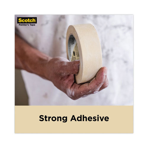 Image of Scotch® 2020-1A-BK Commercial-Grade Masking Tape For Production Painting, 3" Core, 0.94" X 60 Yds, Natural