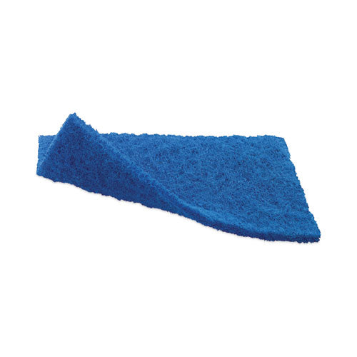 Image of Scotch-Brite® 623-10 Non-Scratch Scour Pads, 3 x 6, Blue, 10/Carton