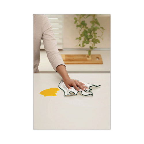 Image of Scotch-Brite 9032-2 Kitchen Cleaning Cloth, Microfiber, 11.4 x 12.4, White, 2/Pack, 12 Packs/Carton