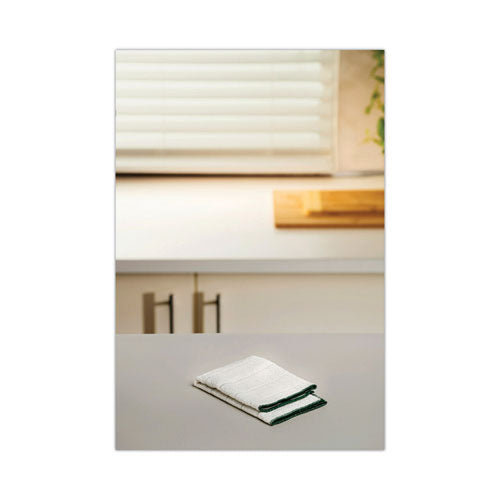 Image of Scotch-Brite 9032-2 Kitchen Cleaning Cloth, Microfiber, 11.4 x 12.4, White, 2/Pack, 12 Packs/Carton