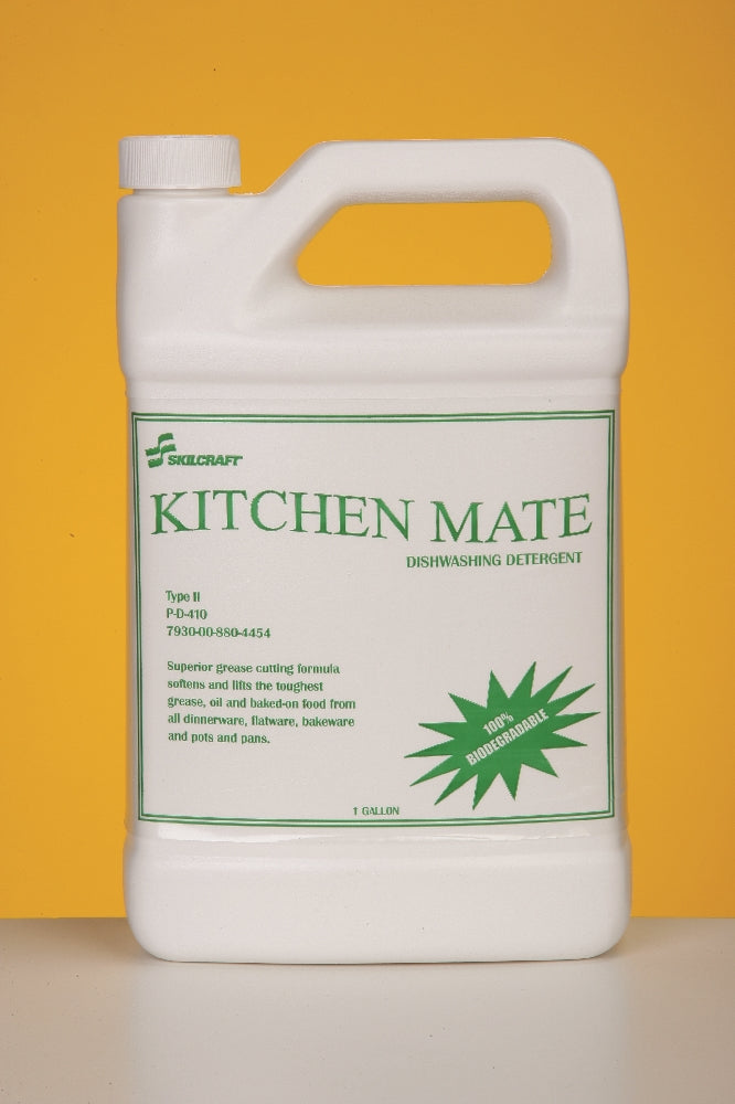 Image of SKILCRAFT® Kitchen Mate Dishwashing Detergent, 1 Gallon Bottle