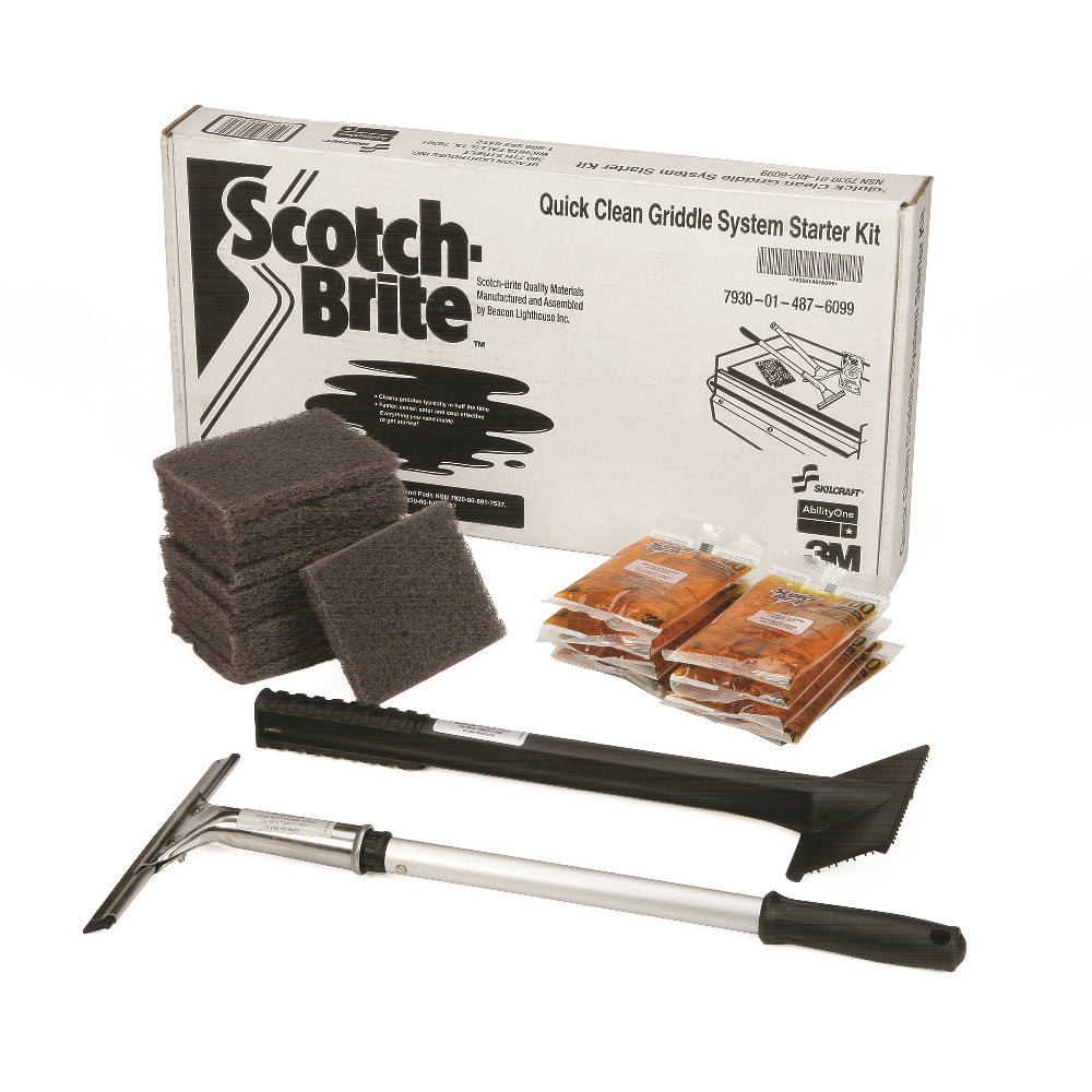 Image of SKILCRAFT® Quick Clean Griddle Cleaning System, Complete Kit