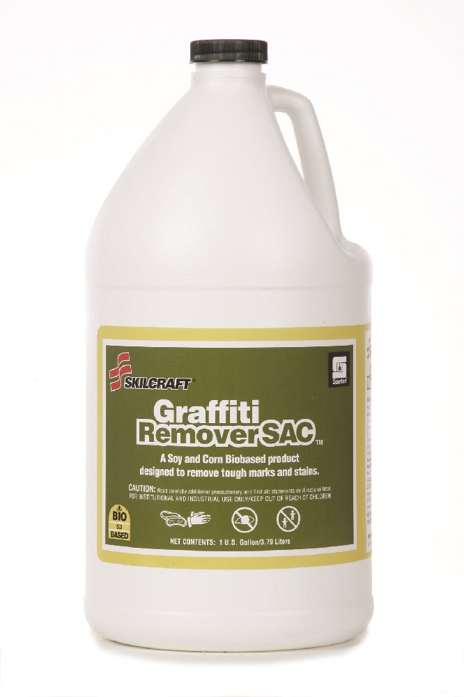 Image of SKILCRAFT® Spartan® Graffiti Remover SAC, 1 Gallon Container