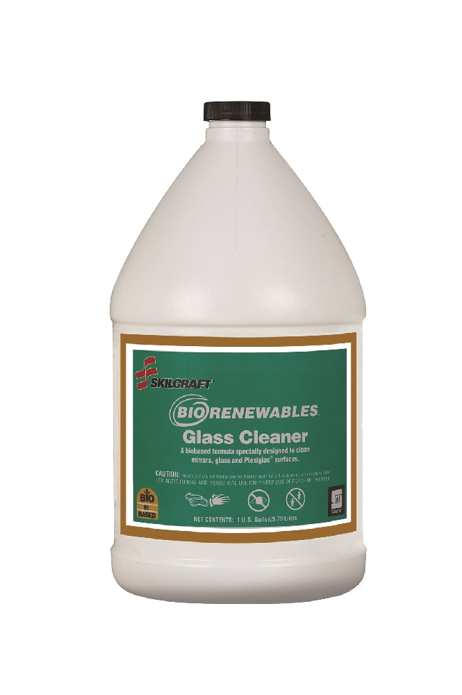 Image of SKILCRAFT® Spartan® BioRenewables® Glass Cleaner, 1 Gallon Bottle
