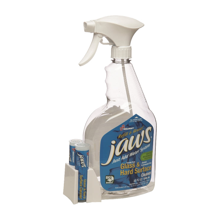 Skilcraft JAWS, Just Add Water System Cleaning Kit, Glass & Hard Surface Cleaner