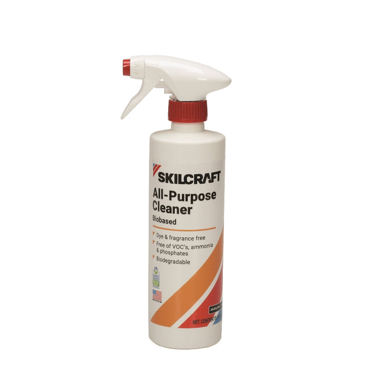 Image of SKILCRAFT® Clean All Purpose Cleaner, 16 oz Spray Bottle, 12/Box