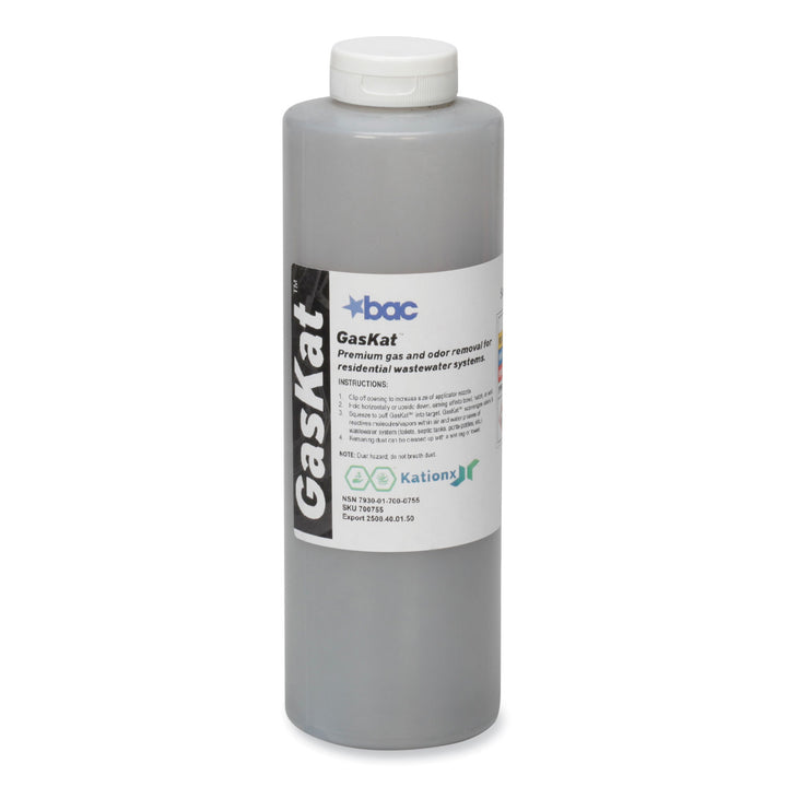 Image of Treatment - GasKat Odor & Toxic Gases Remover - 24-ounce Squeeze Bottle - 12/BX