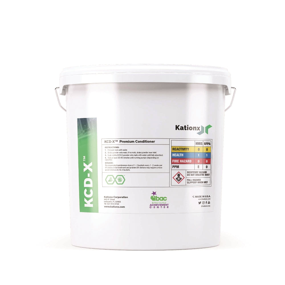 Image of Odor H2S Remover, Cleaner and Post Conditioner, KCD-X Lift Station & Sewer, 25-pound, 5-Gallon Bucket