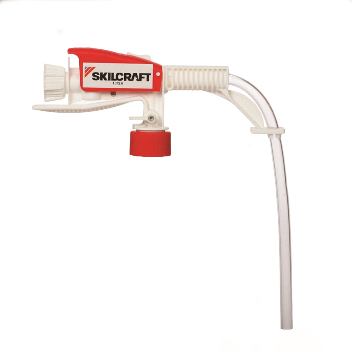 Image of SKILCRAFT® ECO Handheld Dispenser - 1:128 and 1:256 Dilutions - Red/White