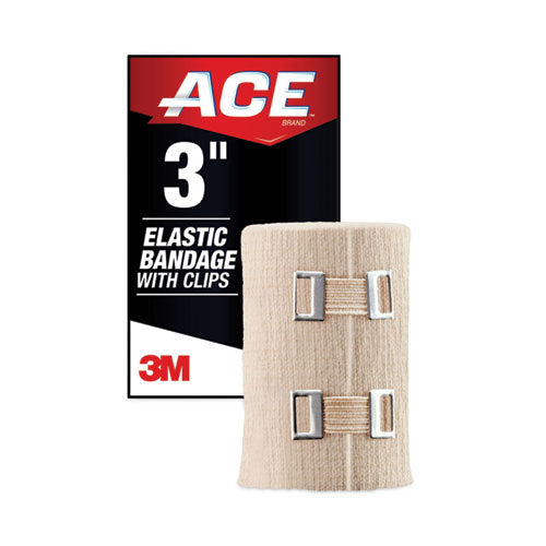 Image of ACE 207314 Elastic Bandage With E-Z Clips, 3 X 64