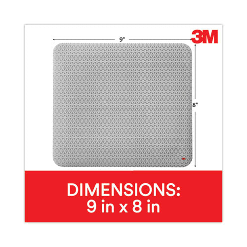 Image of 3M MP114-BSD1 Precise Battery-Saving Mouse Pad with Nonskid Back, 9 x 8, Bitmap Design