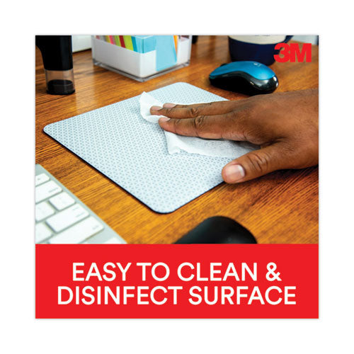 Image of 3M MP114-BSD1 Precise Battery-Saving Mouse Pad with Nonskid Back, 9 x 8, Bitmap Design