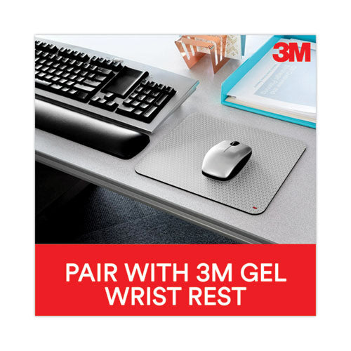 Image of 3M MP114-BSD1 Precise Battery-Saving Mouse Pad with Nonskid Back, 9 x 8, Bitmap Design