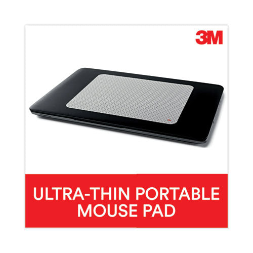 Image of 3M MP200PS Precise Battery-Saving Mouse Pad with Nonskid Repositionable Adhesive Back, 8.5 x 7, Bitmap Design