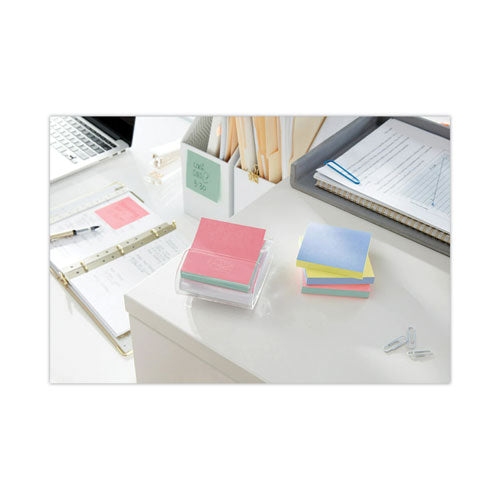 Image of Post-itÂ® Greener Notes Original Recycled Pop-up Notes, 3 x 3, Sweet Sprinkles Collection Colors, 100 Sheets/Pad, 6 Pads/Pack