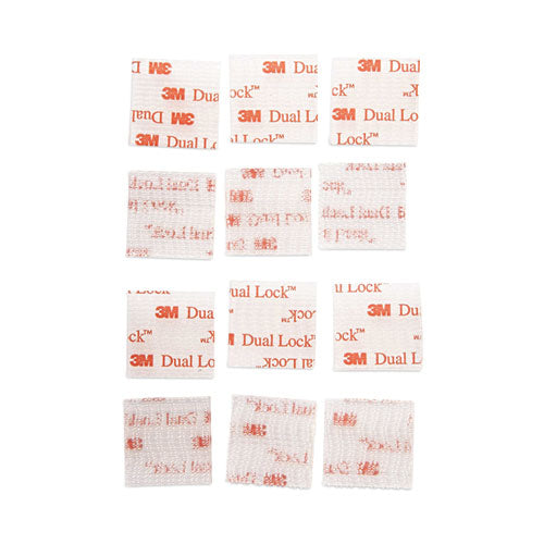 Image of Scotch RFD7020 Extreme Fasteners, 1" X 1", White, 6/pack