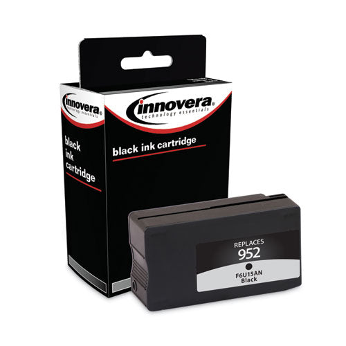 Image of Innovera® IVRF6U15AN Remanufactured Black Ink, Replacement for 952 (F6U15AN), 1,000 Page-Yield