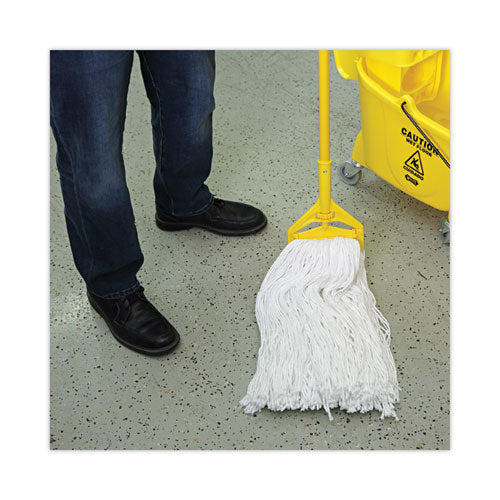 Image of Boardwalk® BWK232R Mop Head, Premium Standard Head, Rayon Fiber, 32 oz, White, 12/Carton