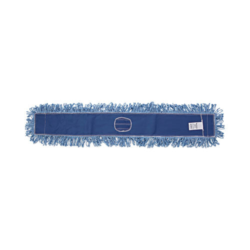 Image of Boardwalk® BWK1148 Dust Mop Head, Cotton/synthetic Blend, 48" X 5", Blue