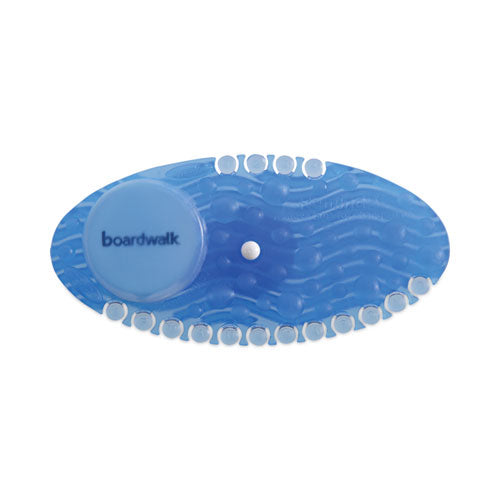 Image of Boardwalk® CURVP010I060M06AAS8100 Curve Solid Air Freshener, Cotton Blossom, Blue, 10/Box