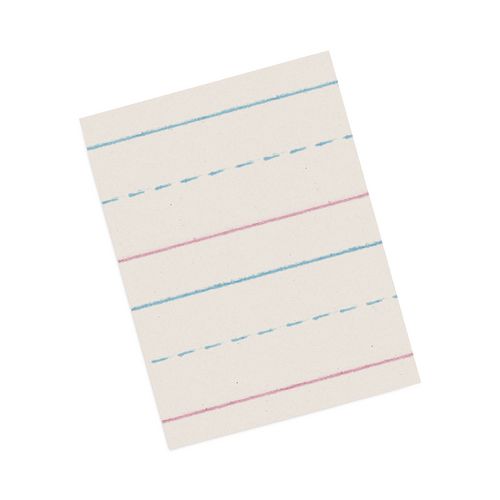 Image of Pacon® PZP2694 Multi-Program Picture Story Paper, 30 lb Bond Weight, 5/8" Long Rule, Two-Sided, 12 x 18, 250/Pack