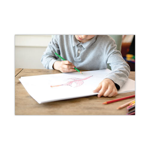 Image of Pacon® P4742 White Drawing Paper, 47 lb Text Weight, 12 x 18, Pure White, 500/Ream