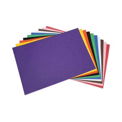 Image of Pacon® P103063 Tru-Ray Construction Paper, 76 lb Text Weight, 12 x 18, Assorted Standard Colors, 50/Pack