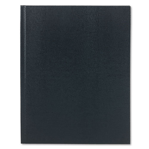 Image of Blueline® A10.82 Executive Notebook with Ribbon Bookmark, 1-Subject, Medium/College Rule, Blue Cover, (75) 11 x 8.5 Sheets