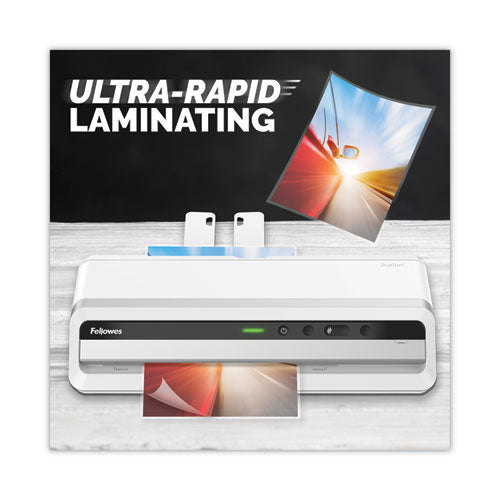Image of Fellowes® 5746301 Jupiter 125 Laminator, 6 Rollers, 12.5 Max Document Width, 10 mil Max Document Thickness
